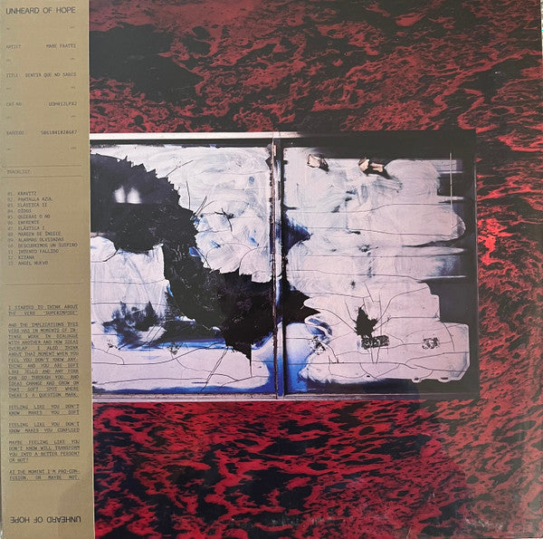 Mabe Fratti : Sentir Que No Sabes (LP, Album, Rub)