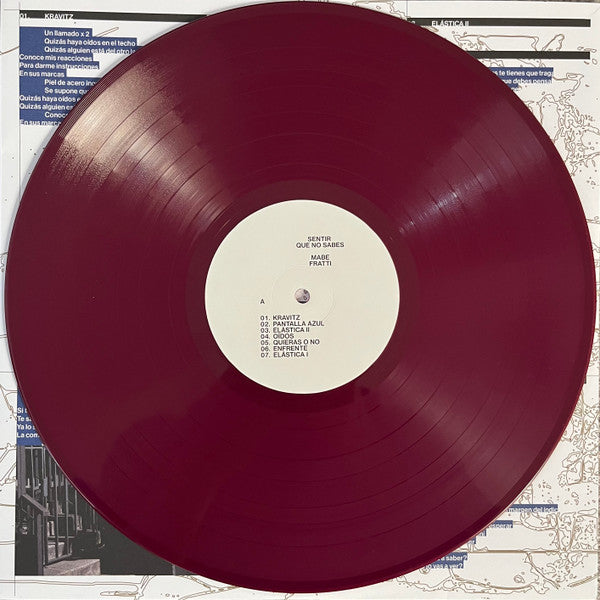 Mabe Fratti : Sentir Que No Sabes (LP, Album, Rub)