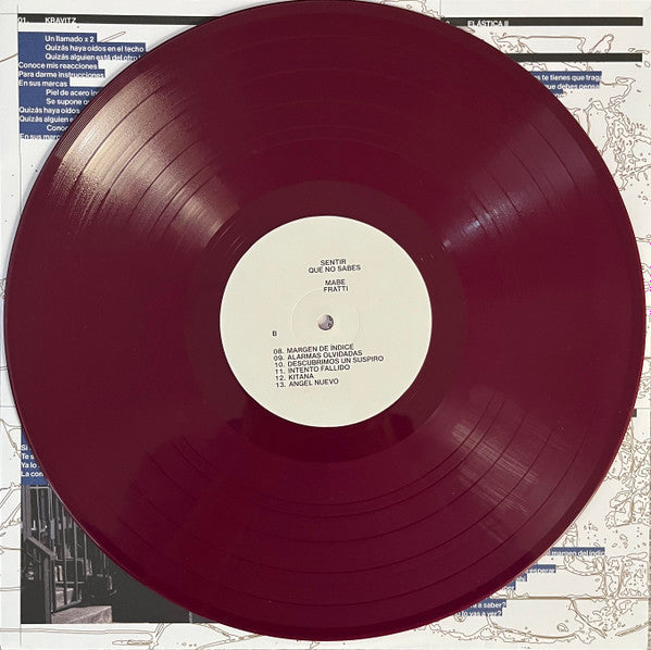 Mabe Fratti : Sentir Que No Sabes (LP, Album, Rub)