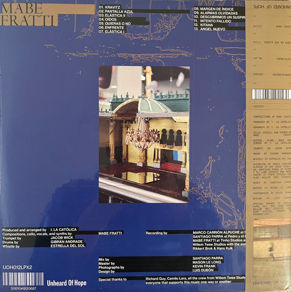 Mabe Fratti : Sentir Que No Sabes (LP, Album, Rub)