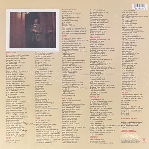 Billy Joel : 52nd Street (LP, Album, RE, RM)