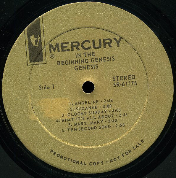 Genesis (2) : In The Beginning (LP, Album, Promo)