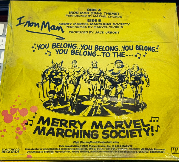Marvel Chorus : Iron Man (1966 Theme) (7", Single, RM, Tra)