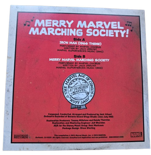 Marvel Chorus : Iron Man (1966 Theme) (7", Single, RM, Tra)