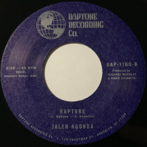 Jalen Ngonda* : Illusions / Rapture (7", Single)