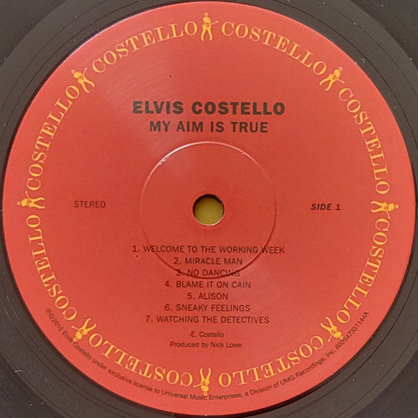 Elvis Costello : My Aim Is True (LP, Album, RE, 180)