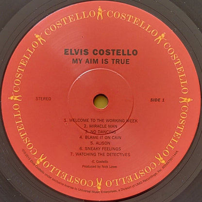 Elvis Costello : My Aim Is True (LP, Album, RE, 180)