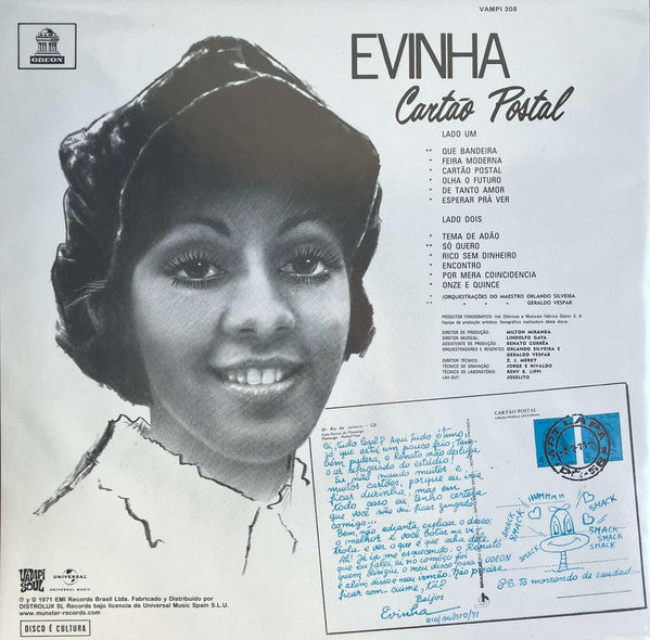 Evinha : Cartão Postal (LP, Album, RE, RM)