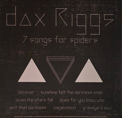 Dax Riggs : 7 Songs For Spiders (LP, Album)