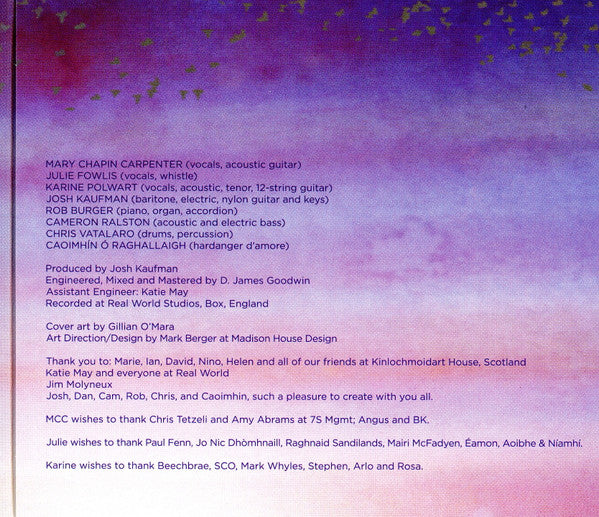 Mary Chapin Carpenter, Julie Fowlis, Karine Polwart : Looking For The Thread (CD, Album)