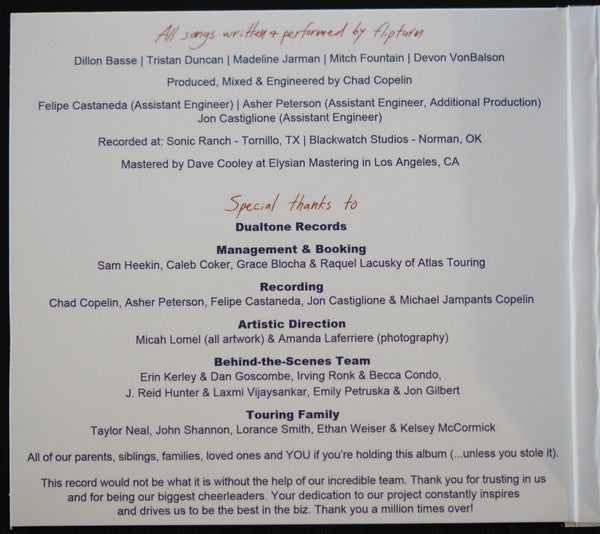 Flipturn : Burnout Days (CD, Album)