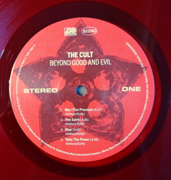 The Cult : Beyond Good And Evil (LP, Red + LP, S/Sided, Etch, Gre + Album, Ltd, RE,)