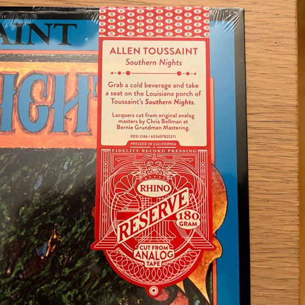 Allen Toussaint : Southern Nights (LP, Album, RE, 180)