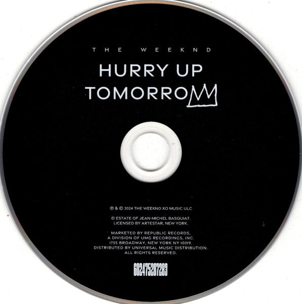 The Weeknd : Hurry Up Tomorrow (CD, Album, Ltd, Col)