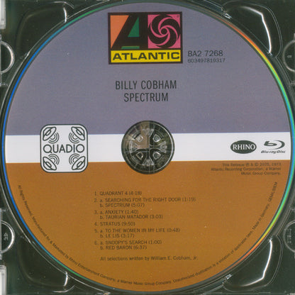 Billy Cobham : Spectrum (Blu-ray, Blu-ray-A, Album, Quad, RE, Multichannel,)