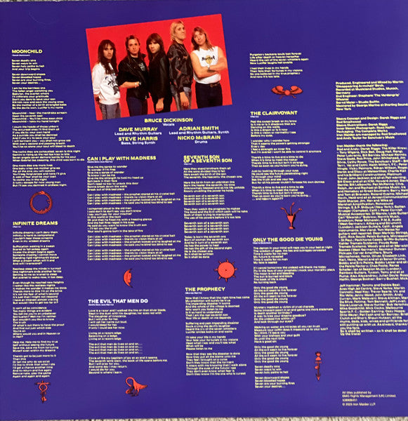 Iron Maiden : Seventh Son Of A Seventh Son  (LP, Album, RE, 180)