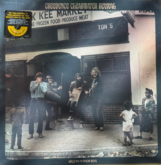 Creedence Clearwater Revival : Willy And The Poor Boys (LP, Album, RE, Yel)