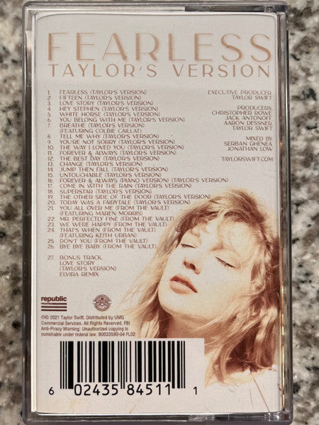 Taylor Swift : Fearless (Taylor's Version) (2xCass, Album, RE, Gol)