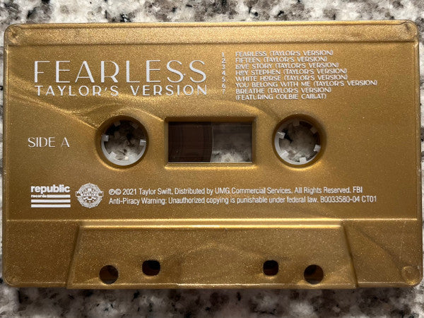 Taylor Swift : Fearless (Taylor's Version) (2xCass, Album, RE, Gol)