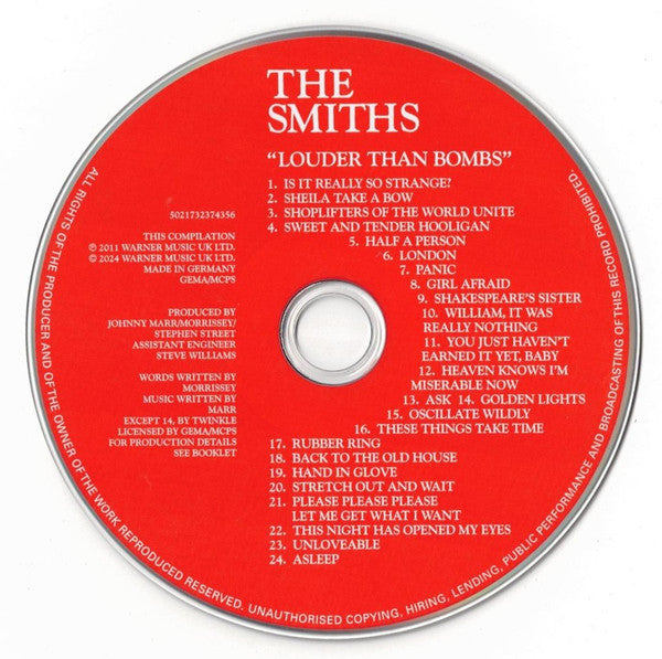 The Smiths : Louder Than Bombs (CD, Comp, RE, Dig)