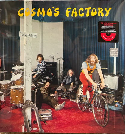 Creedence Clearwater Revival : Cosmo’s Factory (LP, Album, RE, Red)