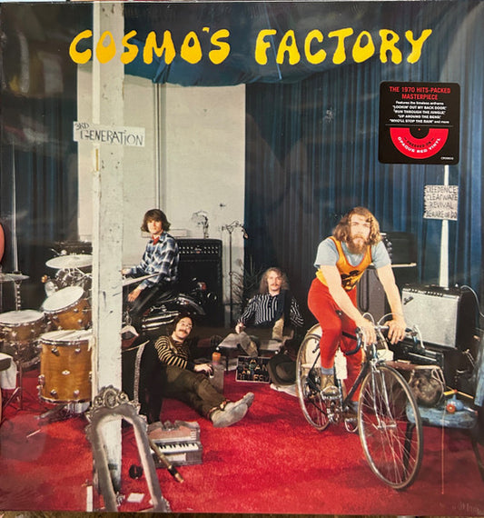Creedence Clearwater Revival : Cosmo’s Factory (LP, Album, RE, Red)
