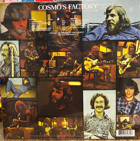 Creedence Clearwater Revival : Cosmo’s Factory (LP, Album, RE, Red)