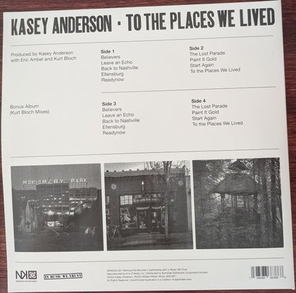 Kasey Anderson : To The Places We Lived (LP)