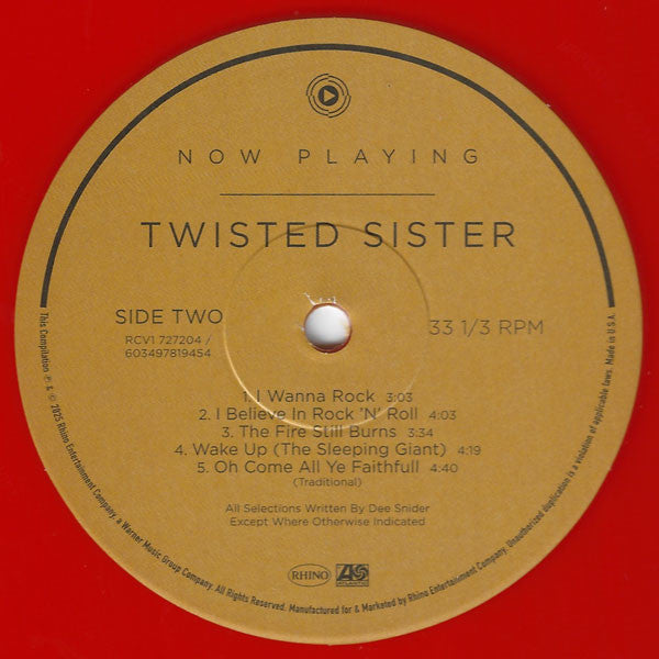 Twisted Sister : Now Playing (LP, Comp, Ora)