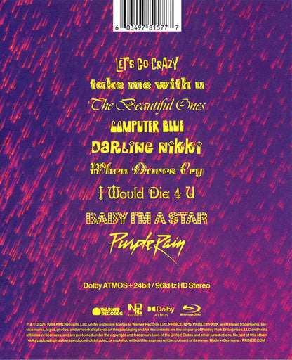 Prince And The Revolution : Purple Rain (Blu-ray, Blu-ray-A, Album, RE, RM, Multichannel, D)