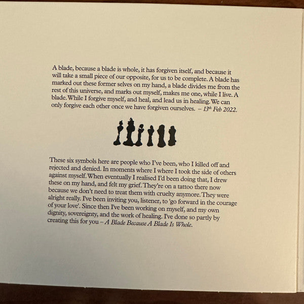 Alabaster DePlume : A Blade Because A Blade Is Whole (CD, Album)