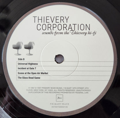 Thievery Corporation : Sounds From The Thievery Hi-Fi (2xLP, Album, RE, RM, 180)