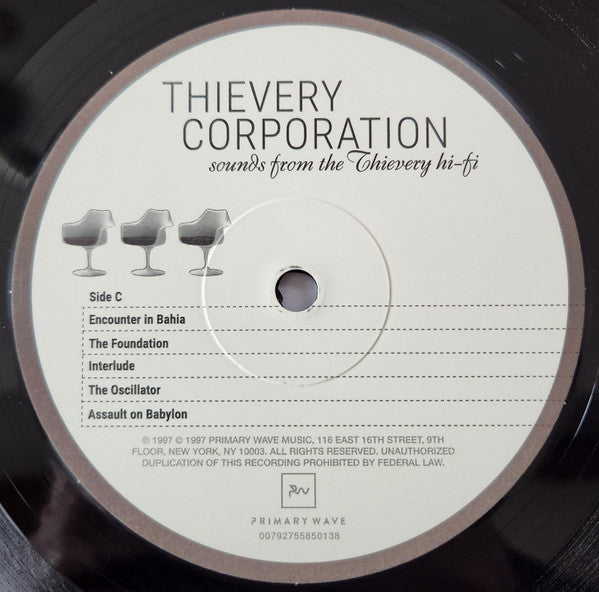 Thievery Corporation : Sounds From The Thievery Hi-Fi (2xLP, Album, RE, RM, 180)
