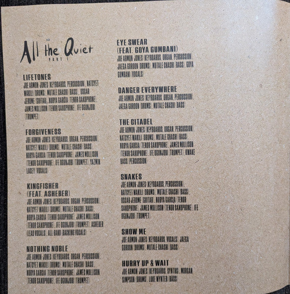 Joe Armon-Jones : All The Quiet (Part I) (2xLP, Ltd, Ora)