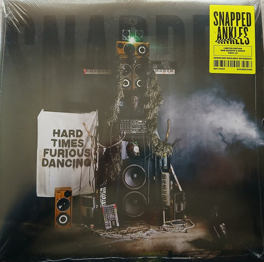 Snapped Ankles : Hard Times Furious Dancing (LP, Album, Ltd, Gre)