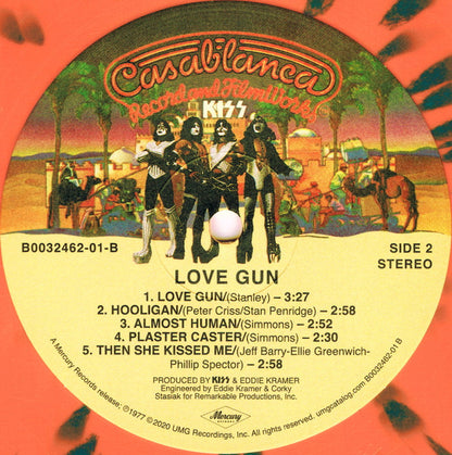 Kiss : Love Gun (LP, Album, Ltd, RE, Tan)