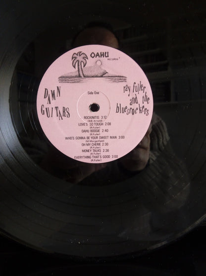 Ray Fuller & The Bluesrockers : Damn Guitars (LP)