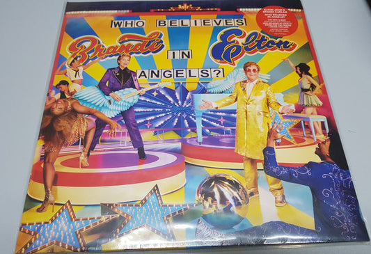 Elton John & Brandi Carlile : Who Believes In Angels? (LP, Album, Ltd, Pin)