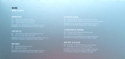 Wire : Nine Sevens  (2xLP, RSD, Comp, Ltd, RE, Bio)