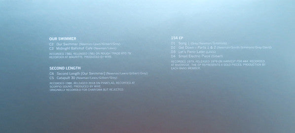 Wire : Nine Sevens  (2xLP, RSD, Comp, Ltd, RE, Bio)