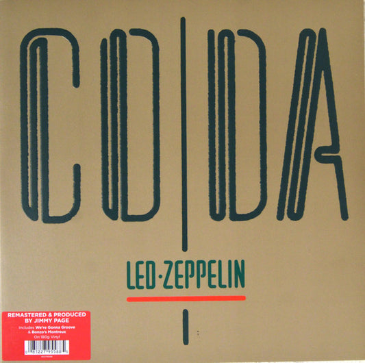 Led Zeppelin : Coda (LP, Album, RE, RM, 180)