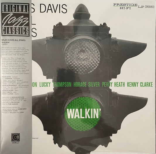 Miles Davis All Stars : Walkin' (LP, Album, Mono, RE, 180)