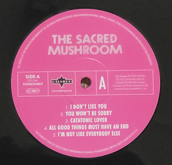 The Sacred Mushroom : The Sacred Mushroom (LP, Album, RE)