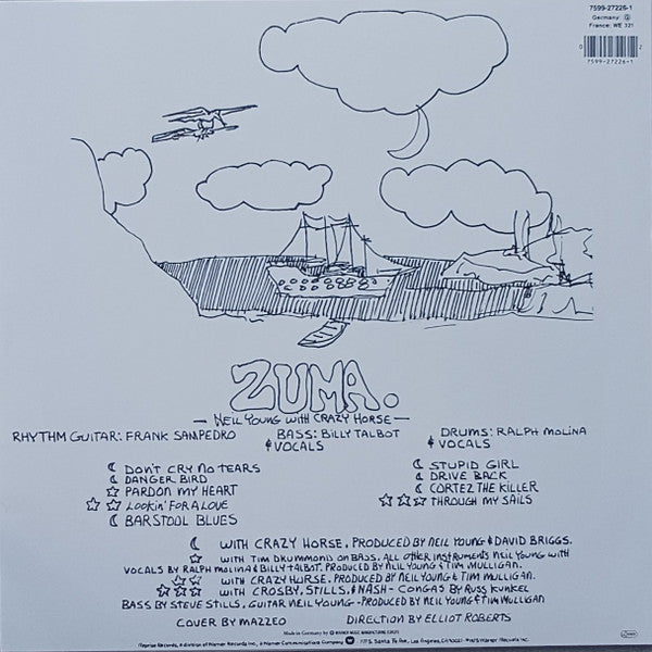 Neil Young With  Crazy Horse : Zuma (LP, Album, RE)