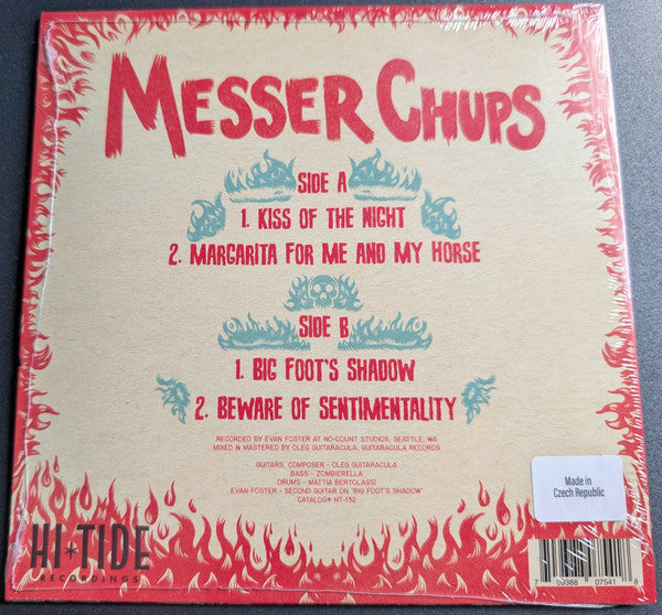 Messer Chups : Don't Worry, Be Creepy (7", EP, Ltd)