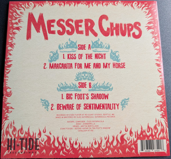 Messer Chups : Don't Worry, Be Creepy (7", EP, Ltd)