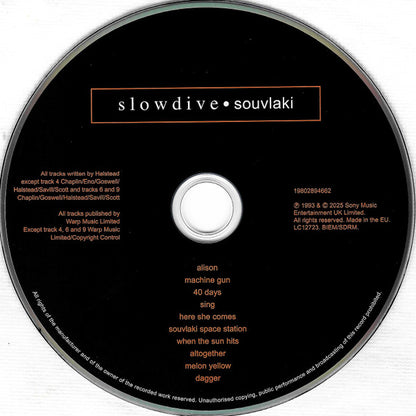 Slowdive : Souvlaki (CD, Album, RE, RP)