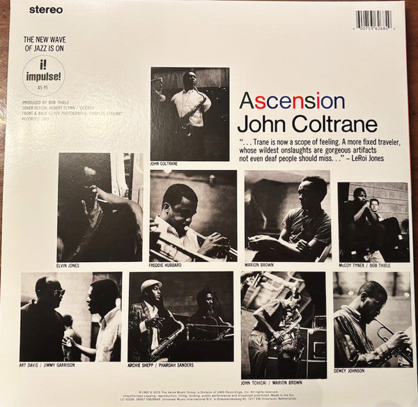 John Coltrane : Ascension (LP, Album, RE, Gat)