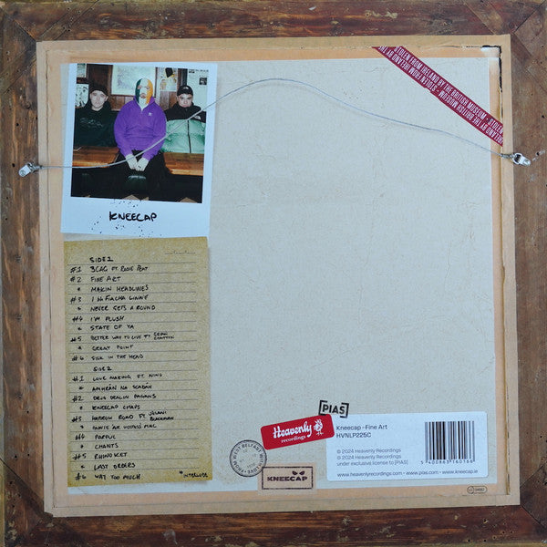 Kneecap (2) : Fine Art (LP, Ltd, Tri)