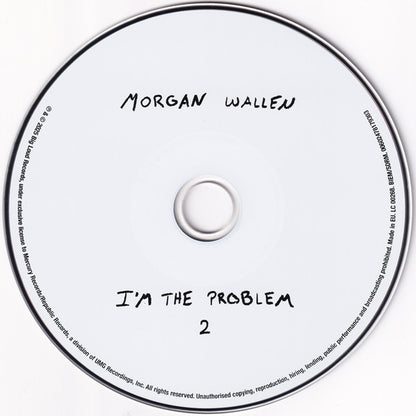 Morgan Wallen : I'm The Problem (2xCD, Album)